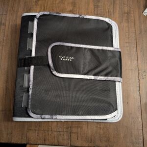 Five Star Black and Gray Binder